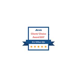 AVVO Clients Choice Award 2017Eric William Gile